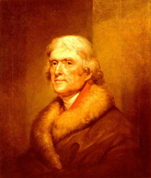 I 1776 forfattet Thomas Jefferson den Amerikanske Uavhengighetserklæringen.