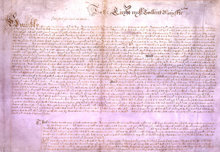 I 1628 sendte det engelske parlamentet denne erklæringen av borgerrettigheter til kong Charles 1.